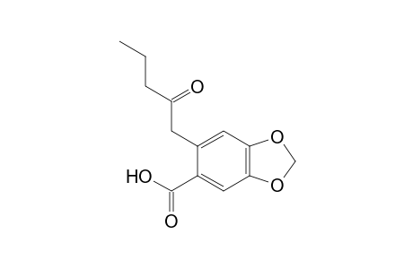 4,5-METHYLENEDIOXY-2-(2-OXO-PENTYL)-BENZOIC-ACID