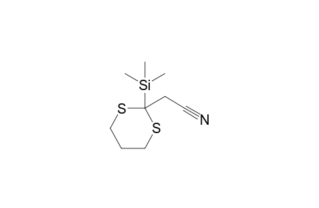 2-(2-trimethylsilyl-1,3-dithian-2-yl)acetonitrile