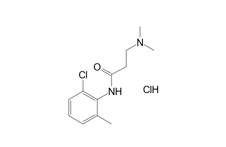 6'-chloro-3-(dimethylamino)-o-propionotoluidide, monohydrochloride