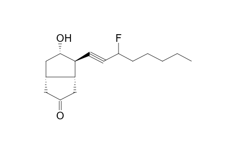 2-EXO(3'-FLUORO-1'-OCTYNYL)-3-ENDO-HYDROXYBICYCLO[3.3.0]OCTAN-7-ONE