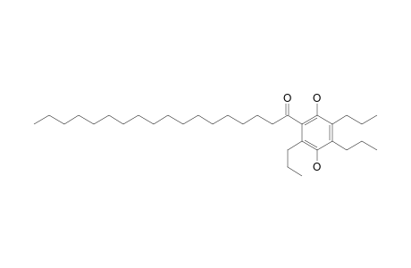 1-Octadecanone, 1-(2,5-dihydroxy-3,4,6-tripropylphenyl)-