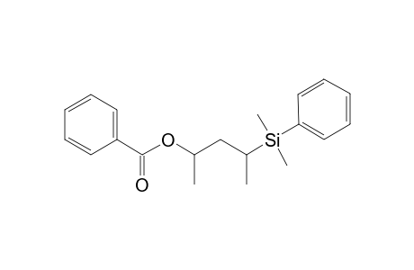 (2rs,4sr)-4-Dimethyl(phenyl)silylpentan-2-yl benzoate