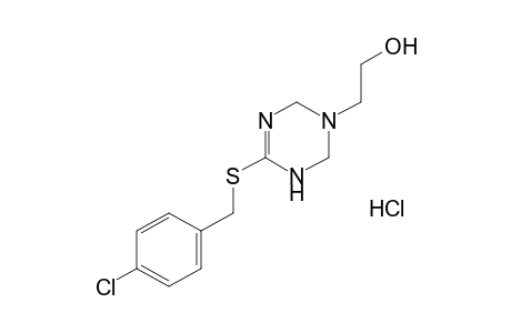 4-[(p-chlorobenzyl)thio]-3,6-dihydro-s-triazie-1(2H)ethanol, monohydrochloride