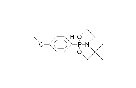 6,6-DIMETHYL-1-(PARA-METHOXYPHENYL)-2,8-DIOXA-5-AZA-1-PHOSPHA-(V)-BICYCLO-[3.3.0]-OCTANE