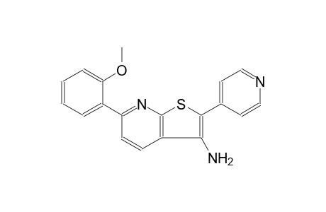 thieno[2,3-b]pyridin-3-amine, 6-(2-methoxyphenyl)-2-(4-pyridinyl)-