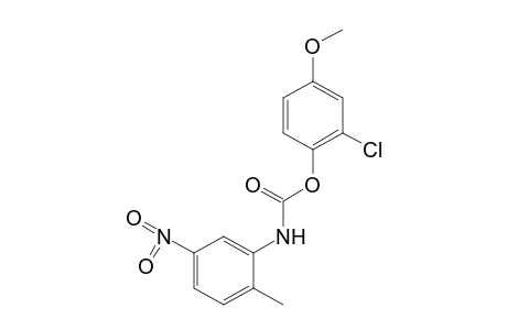 2-methyl-5-nitrocarbanilic acid, 2-chloro-4-methoxyphenyl ester