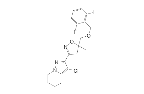 4-Chloro-3-[5-(2,6-difluorobenzyloxy)methyl]-5-methylisoxazolin-3-yl]pyrazole