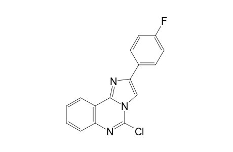Imidazo[1,2-c]quinazoline, 5-chloro-2-(4-fluorophenyl)-