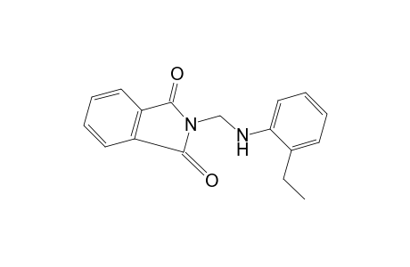 N-[(o-ethylanilino)methyl]phthalimide