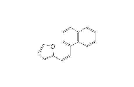 2-[(Z)-2-(1-naphthalenyl)ethenyl]furan