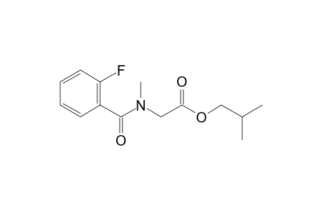 Sarcosine, N-(2-fluorobenzoyl)-, isobutyl ester