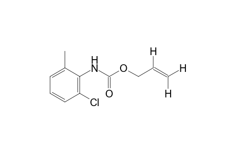 2-chloro-6-methylcarbanilic acid, allyl ester