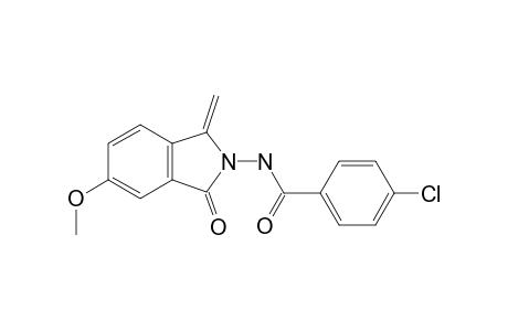 4-Chloro-N-(5-methoxy-1-methylene-3-oxoisoindolin-2-yl)benzamide