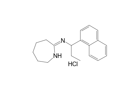 hexahydro-2-{[1-(1-naphthyl)propyl]imino}-1H-azepine, monohydrochloride