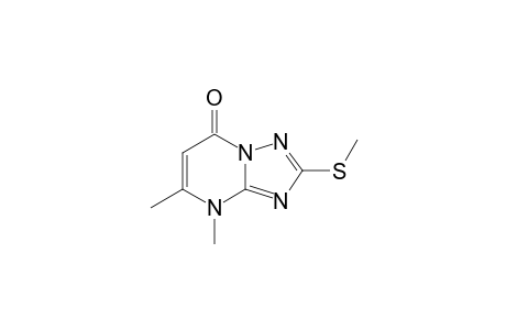 4,5-dimethyl-2-methylsulfanyl-[1,2,4]triazolo[5,1-b]pyrimidin-7-one