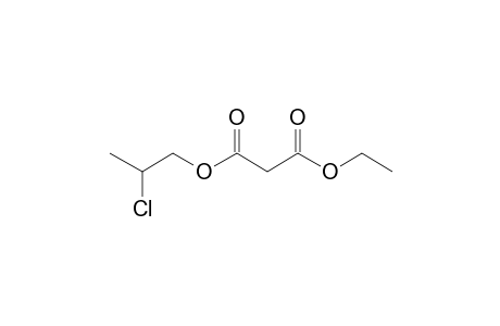 Malonic acid, 2-chloropropyl ethyl ester