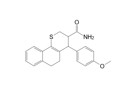 2H-Naphtho[1,2-b]thiopyran-3-carboxamide, 3,4,5,6-tetrahydro-4-(4-methoxyphenyl)-