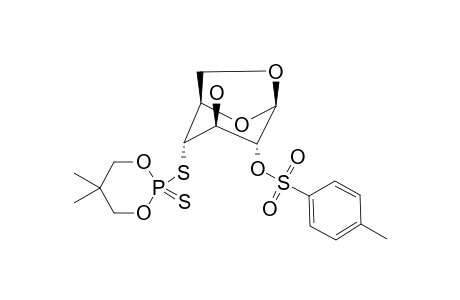 1,6-ANHYDRO-4-S-(5',5'-DIMETHYL-2'-TRIOXO-1'-2',3'-DIOXAPHOSPHORINAN-2'-YL)-4-THIO-2-O-(p-TOLYLSULFONYL)-beta-D-GLUCOPYRANOSE)