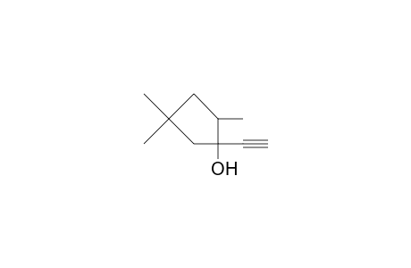 1-Ethynyl-cis-2,4,4-trimethyl-cyclopentanol