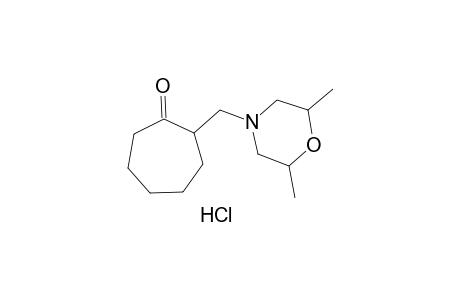 2-[(2,6-dimethylmorpholino)methyl]cycloheptanone, hydrochloride