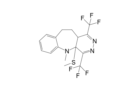 5,10,11,11a-Tetrahydro-5-methyl-4a-methylthio-1,4-bis(trifluoromethyl)-4aH-pyridazino[4,5-b][1]benzazepine