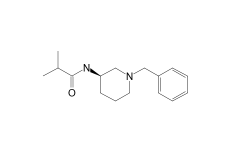 (3R)-1-Benzyl-3-piperidinamine, N-(2-methylpropionyl)-