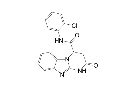 2-Oxo-N-(2-chlorophenyl)-1,2,3,4-tetrahydropyrimido[1,2-a]benzimidazole-4-carboxamide