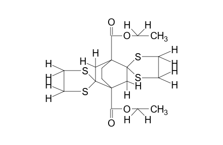 dispiro[1,3-dithiolane-2,2'-bicyclo[2.2.2]octane-5',2''-[1,3]dithiolane]-1',4'-dicarboxylic acid, diethyl ester