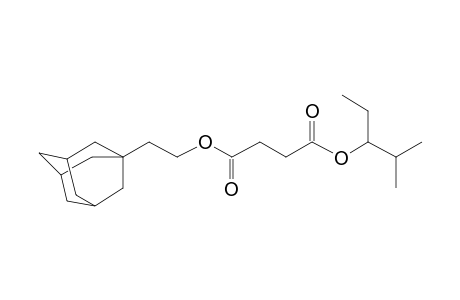 Succinic acid, 2-(adamant-1-yl)ethyl 2-methylpent-3-yl ester