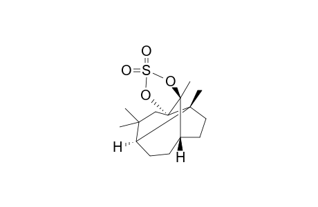 (1S,4S,7S,10S,11S)-3,3,10,11-Tetramethyltricyclo[5.3.1.0(4,10)]undecan-1,11-yl sulfate