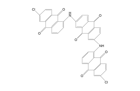 9,10-Anthracenedione, 2,7-bis[(6-chloro-9,10-dihydro-9,10-dioxo-1-anthracenyl)amino]-