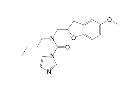 1H-Imidazole-1-carboxamide, N-butyl-N-[(2,3-dihydro-5-methoxy-2-benzofuranyl)methyl]-