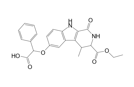 Ethyl 1-oxo-1,2,3,4-tetrahydro-6-(carboxybenzyloxy)-4-methyl-.beta.-carboline-3-carboxylate