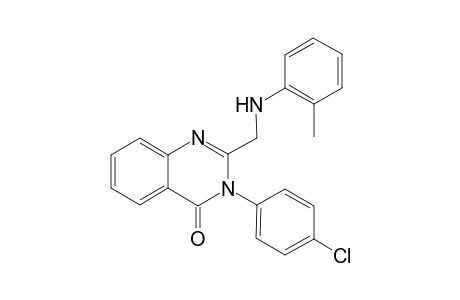 3-(4-Chlorophenyl)-2-(o-tolylaminomethyl)-4(3H)-quinazolinone