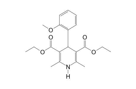 1,4-Dihydro-2,6-dimethyl-4-(o-methoxyphenyl)-3,5-pyridinedicarboxylic acid, diethyl ester