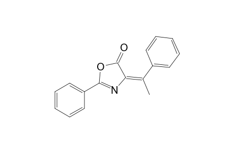 (E)-2-Phenyl-4-(A-phenyl-ethylidene)-5(4H)-oxazolone