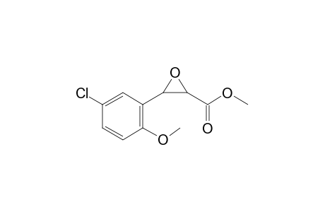 5-chloro-alpha, beta-epoxy-2-methoxyhydrocinnamic acid, methyl ester