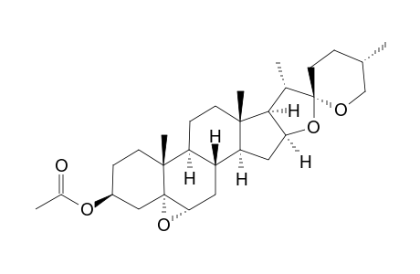 5-EPOXYDIOSGENIN-ACETAT=(25R)-3-BETA-ACETOXY-5-ALPHA,6-BETA-EPOXY-SPIROSTAN