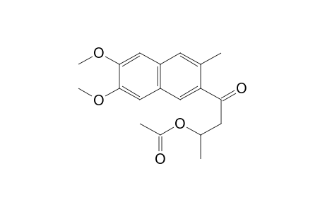 2,3-Dimethoxy-(1-oxo-3-acetoxy-butyl)-7-methyl-naphthalene