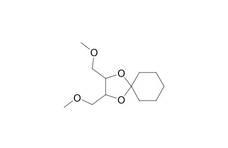 Spiro[4,5-bis(methoxymethyl)-1,3-dioxacyclopentane-2,1'-cyclohexane]