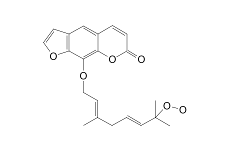 Lansiumarin-B [(E)-8-(7-hydroperoxy-3,7-dimethylocta-2,5-dienyloxy)psoralen]