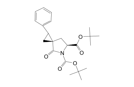DI-TERT.-BUTYL-(1S,3R,6R)-1-PHENYL-4-OXO-5-AZASPIRO-[2.4]-HEPTANE-5,6-DICARBOXYLATE;TRANS-PRODUCT