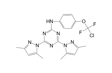 1,3,5-triazin-2-amine, N-[4-(chlorodifluoromethoxy)phenyl]-4,6-bis(3,5-dimethyl-1H-pyrazol-1-yl)-