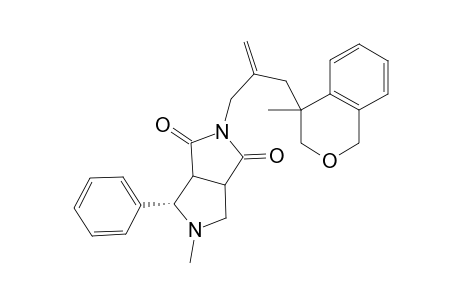 2-[2-(4-Methylisochroman-4-ylmethyl)allyl]-5-methyl-4-phenyl-1,3,3a.alpha.,4.beta.,6.alpha..beta.,6a.alpha.-hexahydropyrrolo[3,4-c]pyrrole-1,3-dione
