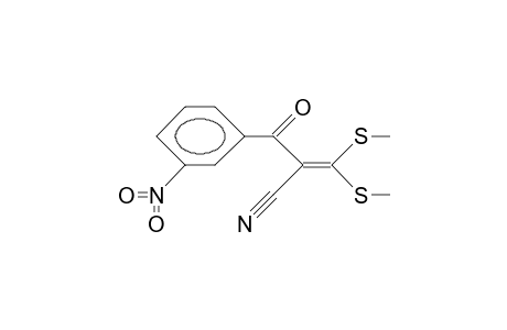 2-Cyano-3,3-bis(methylthio)-1-(3-nitro-phenyl)-prop-2-en-1-one