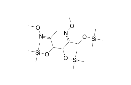 (Tris)-trimethylsilyl di-O-methyloxime of 6-deoxy-d-threo-2,5-hexodialdose