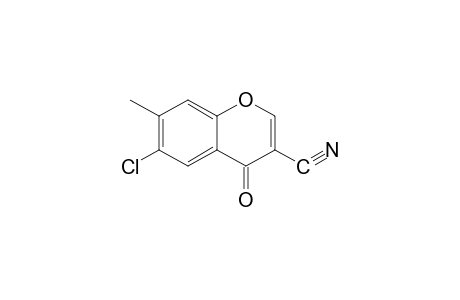 6-Chloro-3-cyano-7-methylchromone