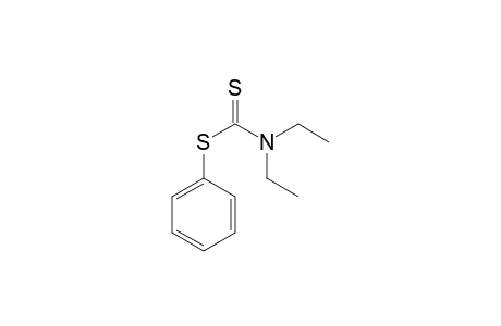 Diethyl-dithiocarbamic acid phenyl ester