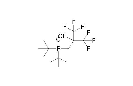 DI-TERT-BUTYL[2-HYDROXY-2,2-BIS(TRIFLUOROMETHYL)ETHYL]PHOSPHINOXIDE