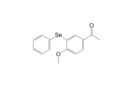 1-Acetyl-3-phenylseleno-4-methoxybenzene